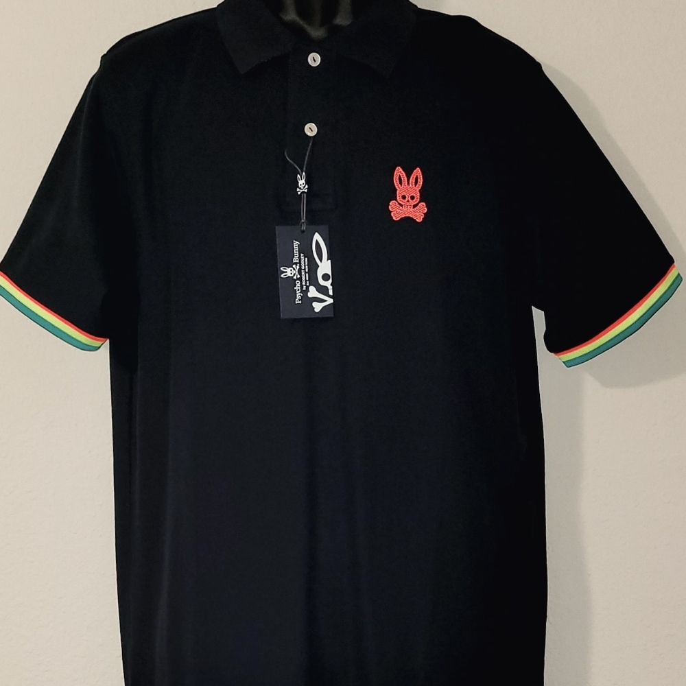 Psycho Bunny Polo Knit Shirt Sz. L